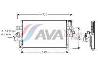 Condenser, air conditioning DN5166 Ava Quality Cooling