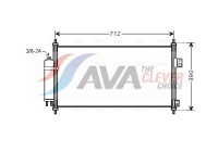 Condenser, air conditioning DN5263D Ava Quality Cooling