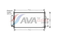 Condenser, air conditioning DN5270D Ava Quality Cooling
