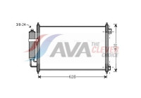 Condenser, air conditioning DN5328D Ava Quality Cooling