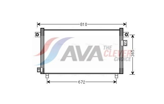 Condenser, air conditioning DN5330 Ava Quality Cooling