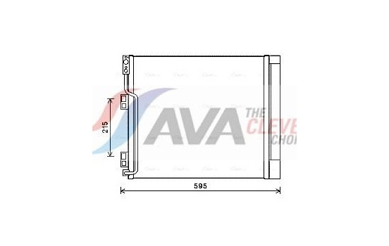 Condenser, air conditioning DN5355D Ava Quality Cooling