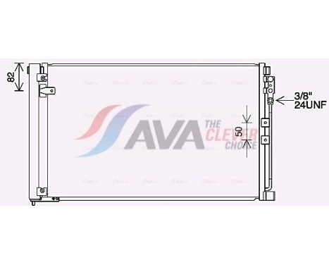 Condenser, air conditioning DN5452D Ava Quality Cooling