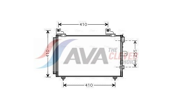 Condenser, air conditioning DU5056D Ava Quality Cooling, Image 2