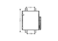 Condenser, air conditioning DU5062D Ava Quality Cooling