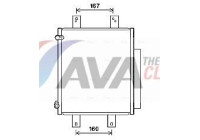 Condenser, air conditioning DU5075D Ava Quality Cooling
