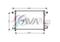 Condenser, air conditioning DW5061D Ava Quality Cooling