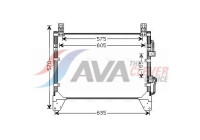 Condenser, air conditioning DW5142 Ava Quality Cooling