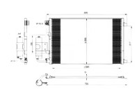 Condenser, air conditioning EASY FIT 350042 NRF