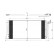 Condenser, air conditioning EASY FIT 350051 NRF, Thumbnail 2