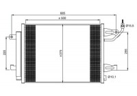 Condenser, air conditioning EASY FIT 350073 NRF