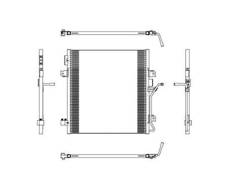 Condenser, air conditioning EASY FIT 350188 NRF, Image 6