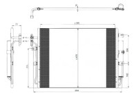 Condenser, air conditioning EASY FIT 350217 NRF