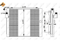 Condenser, air conditioning EASY FIT 35037 NRF