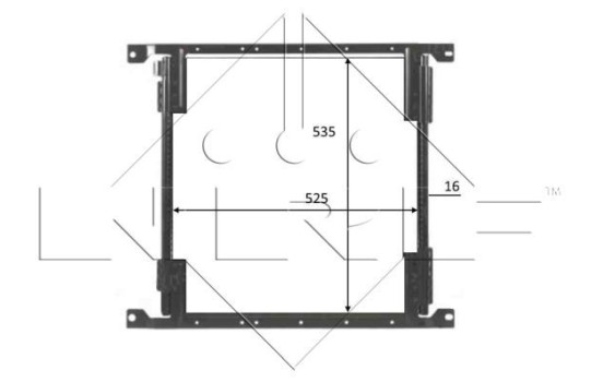 Condenser, air conditioning EASY FIT 350392 NRF, Image 2