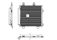 Condenser, air conditioning EASY FIT 350445 NRF