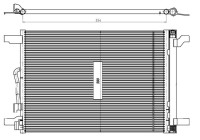 Condenser, air conditioning EASY FIT 350509 NRF
