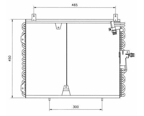 Condenser, air conditioning EASY FIT 35129 NRF, Image 6