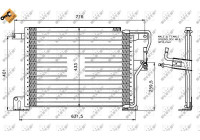 Condenser, air conditioning EASY FIT 35221 NRF