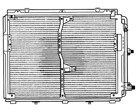 Condenser, air conditioning EASY FIT 35229 NRF, Image 3