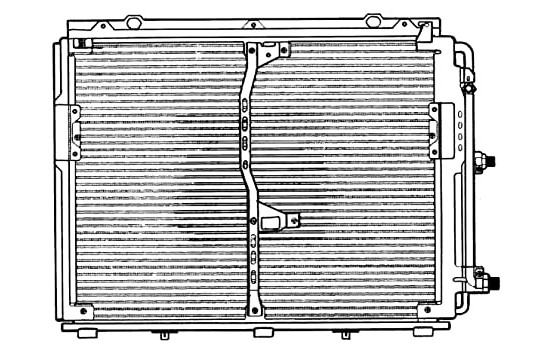 Condenser, air conditioning EASY FIT 35229 NRF, Image 3