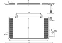 Condenser, air conditioning EASY FIT 35248 NRF