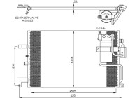 Condenser, air conditioning EASY FIT 35299 NRF