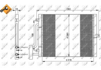 Condenser, air conditioning EASY FIT 35307 NRF