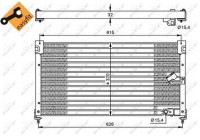 Condenser, air conditioning EASY FIT 35348 NRF
