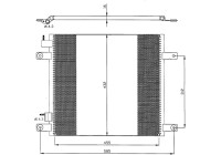 Condenser, air conditioning EASY FIT 35364 NRF