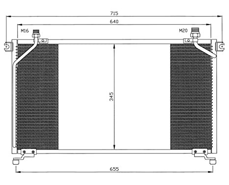 Condenser, air conditioning EASY FIT 35373 NRF, Image 6