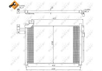 Condenser, air conditioning EASY FIT 35388 NRF