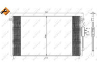 Condenser, air conditioning EASY FIT 35448 NRF