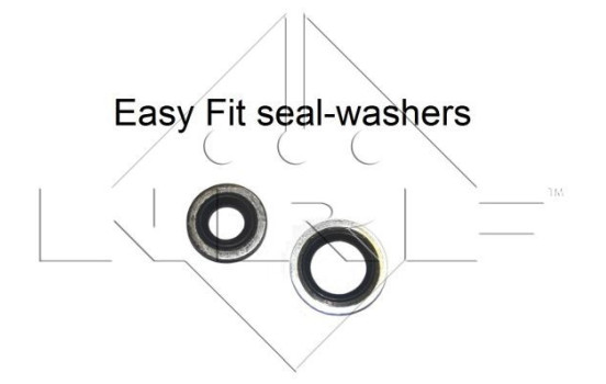 Condenser, air conditioning EASY FIT 35467 NRF, Image 3