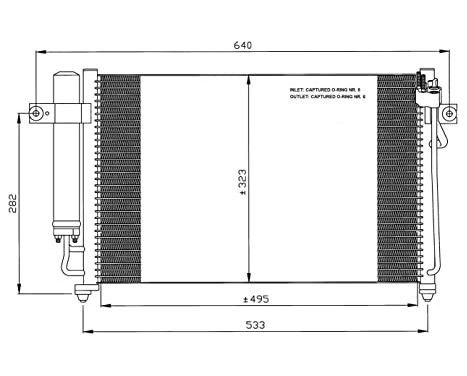 Condenser, air conditioning EASY FIT 35476 NRF