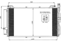 Condenser, air conditioning EASY FIT 35478 NRF