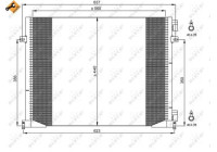 Condenser, air conditioning EASY FIT 35482 NRF