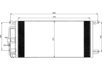 Condenser, air conditioning EASY FIT 35509 NRF