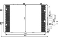 Condenser, air conditioning EASY FIT 35530 NRF