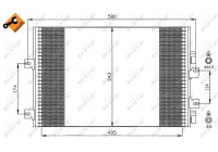 Condenser, air conditioning EASY FIT 35543 NRF