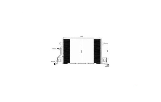 Condenser, air conditioning EASY FIT 35564 NRF