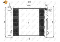 Condenser, air conditioning EASY FIT 35569 NRF