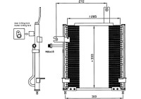 Condenser, air conditioning EASY FIT 35597 NRF