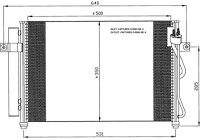 Condenser, air conditioning EASY FIT 35630 NRF