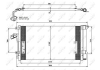 Condenser, air conditioning EASY FIT 35639 NRF