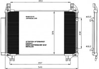 Condenser, air conditioning EASY FIT 35652 NRF