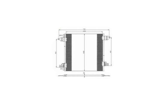 Condenser, air conditioning EASY FIT 35702 NRF, Image 2