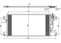 Condenser, air conditioning EASY FIT 35762 NRF