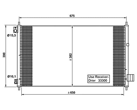 Condenser, air conditioning EASY FIT 35780 NRF, Image 7