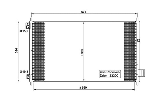 Condenser, air conditioning EASY FIT 35780 NRF, Image 7